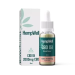 HempWell CBD Oil | 2000mg CBD | 30ml Bottle | Various Flavours